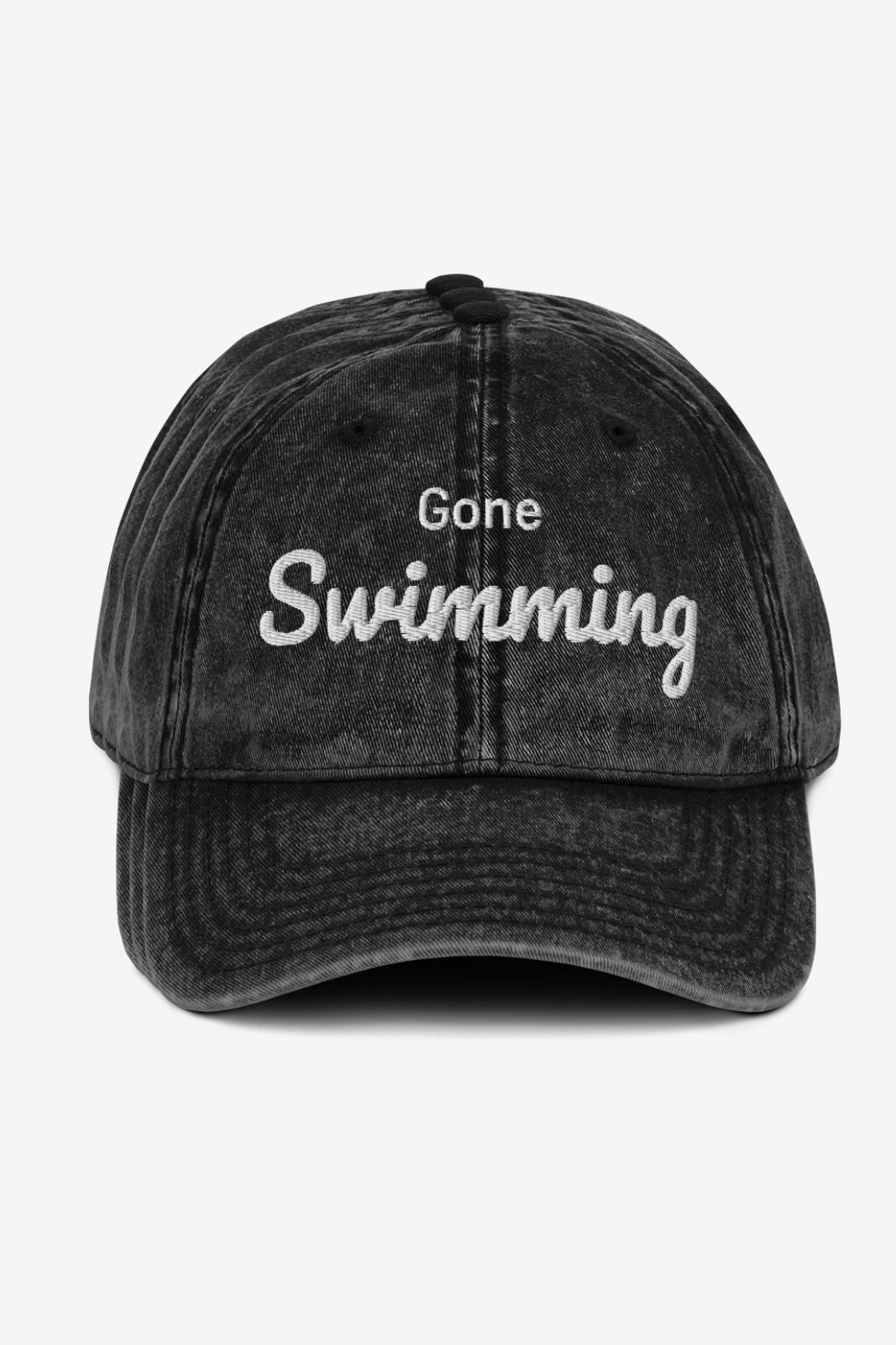Gone Swimming Vintage Cap