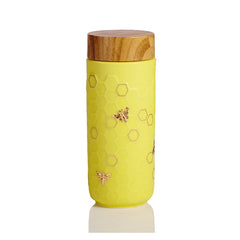 Honey Bee Ceramic Travel Mug