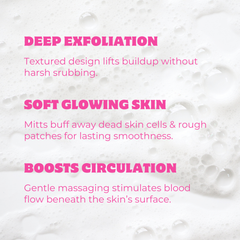 Fry'day Vibes Exfoliating Bath Mitts