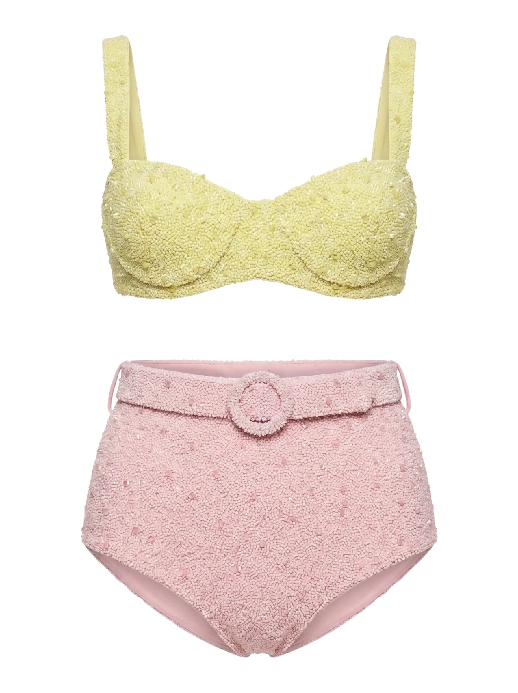 Heidi Hand Beaded Bikini Top