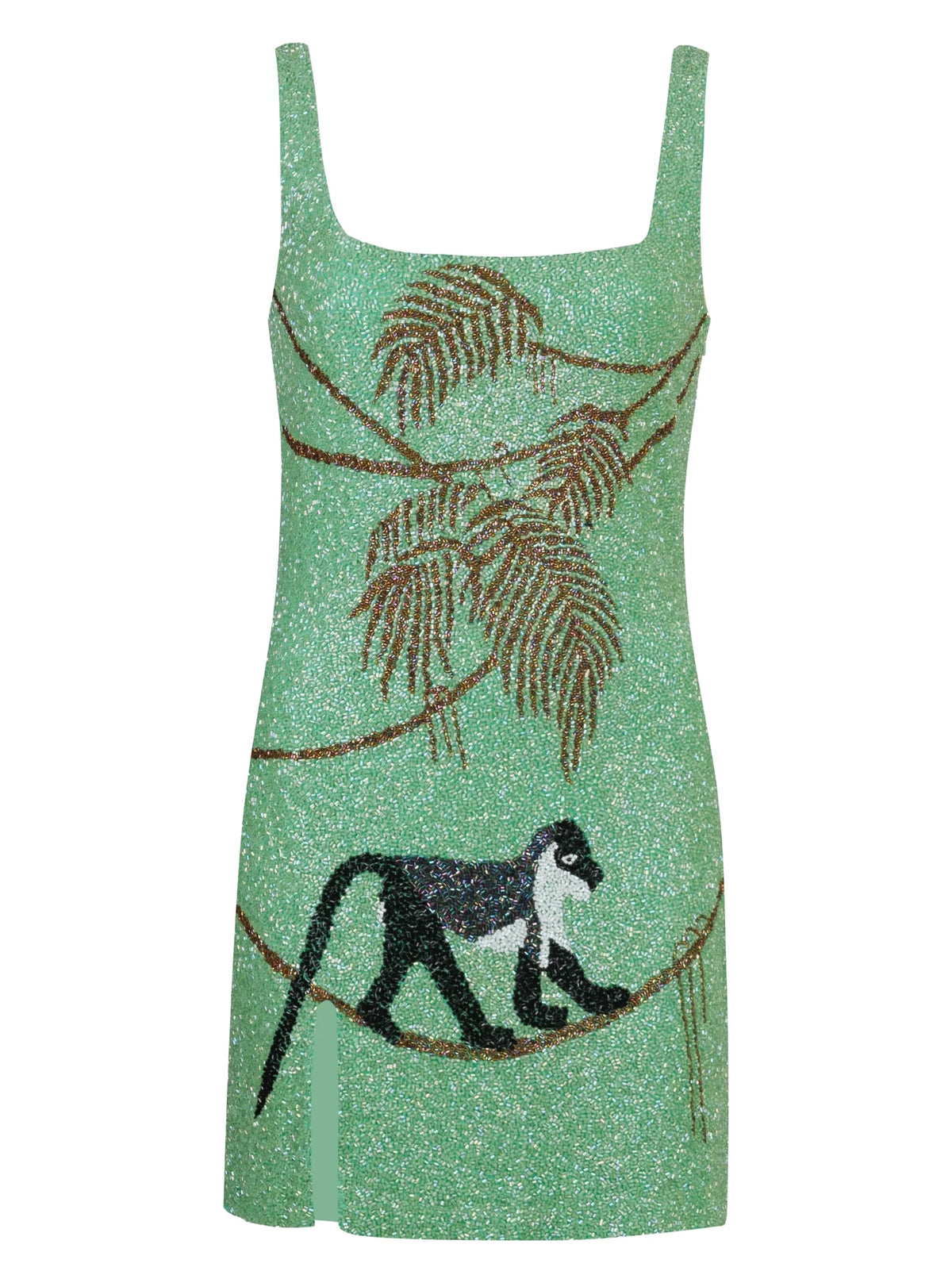 St. Barth Hand-Beaded Crystal Dress