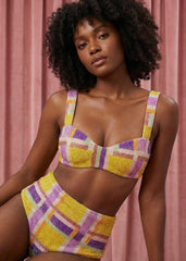 Candy-Stripe Bikini Bottom