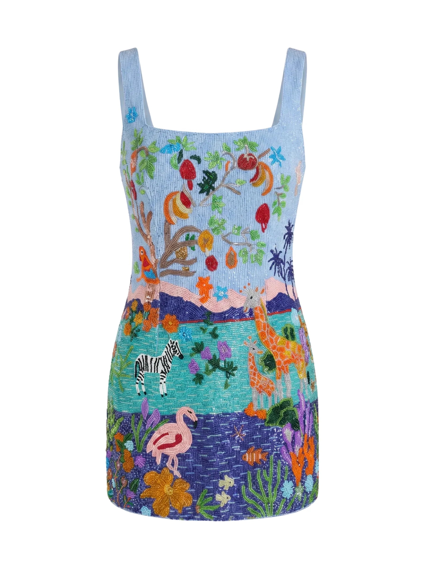 Safari Lagoon Beaded Dress