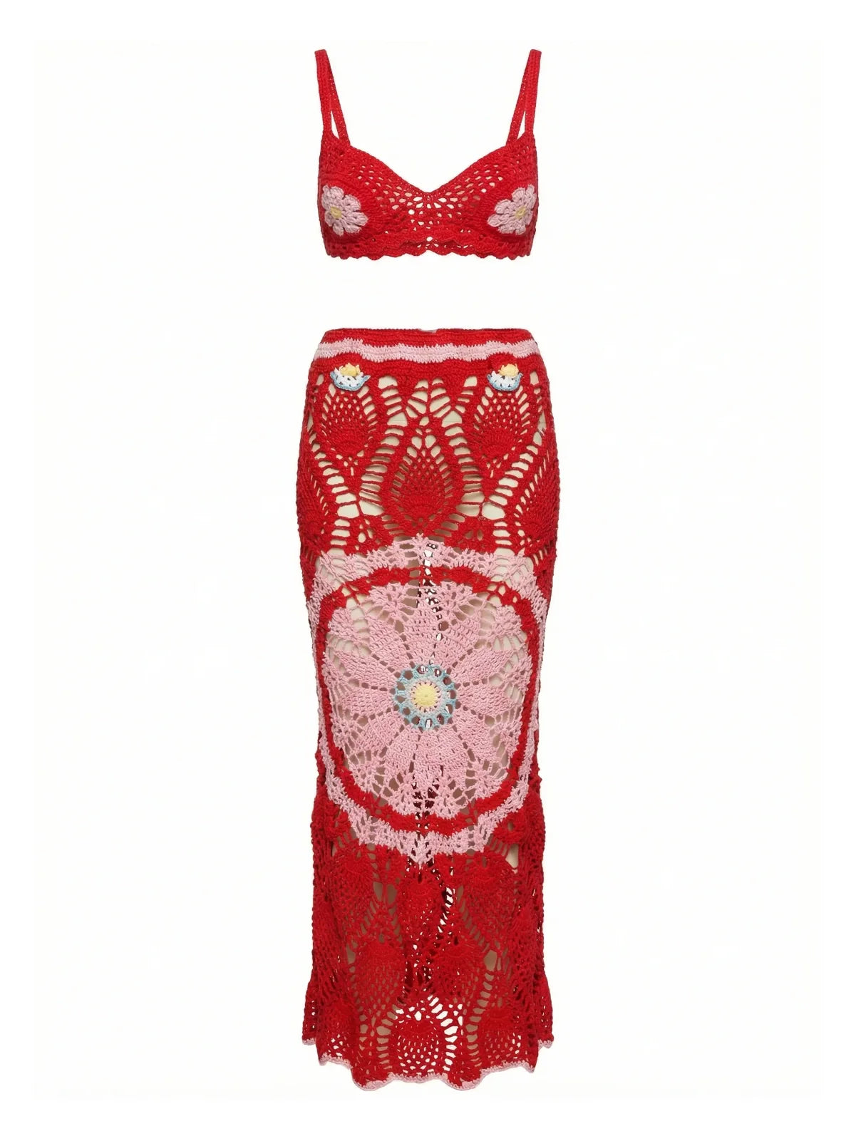 Red Bella Crochet Top