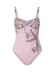 Selene Sea Shell Swimsuit in Pink
