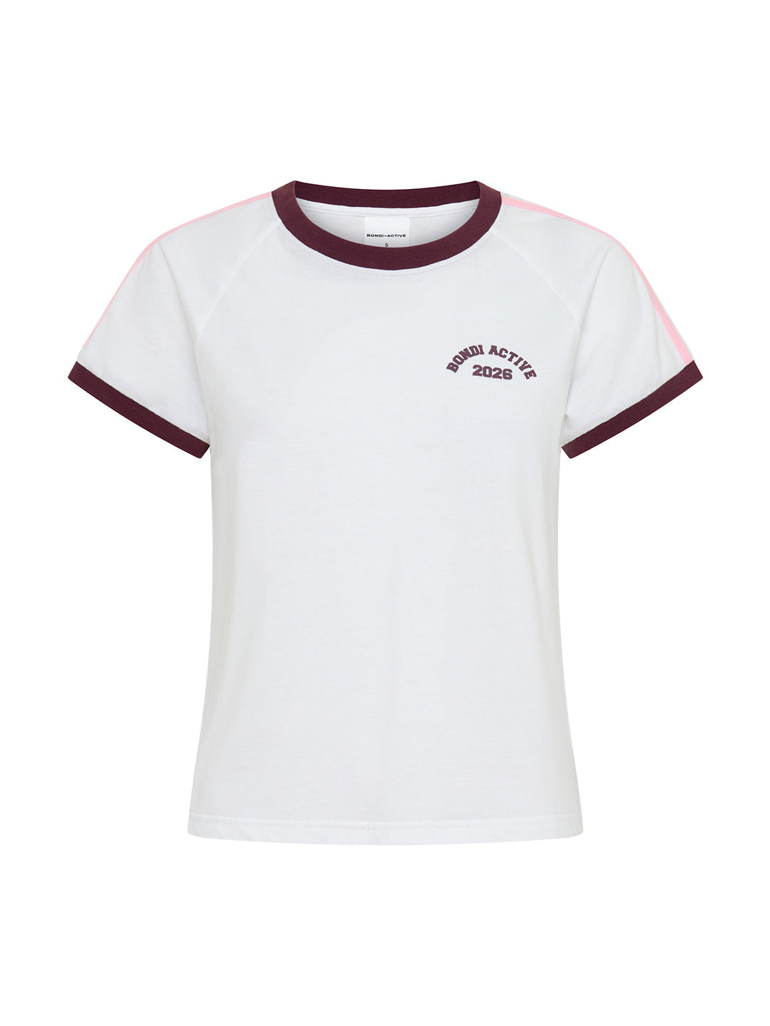 Forma Varsity Ringer Tee - White