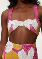 Swirlshell Bikini Bottom Fuschia
