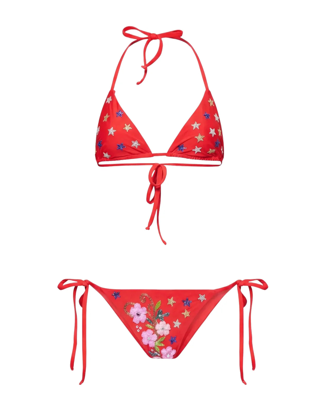 Celeste Jardin Bikini Top Multi Colour