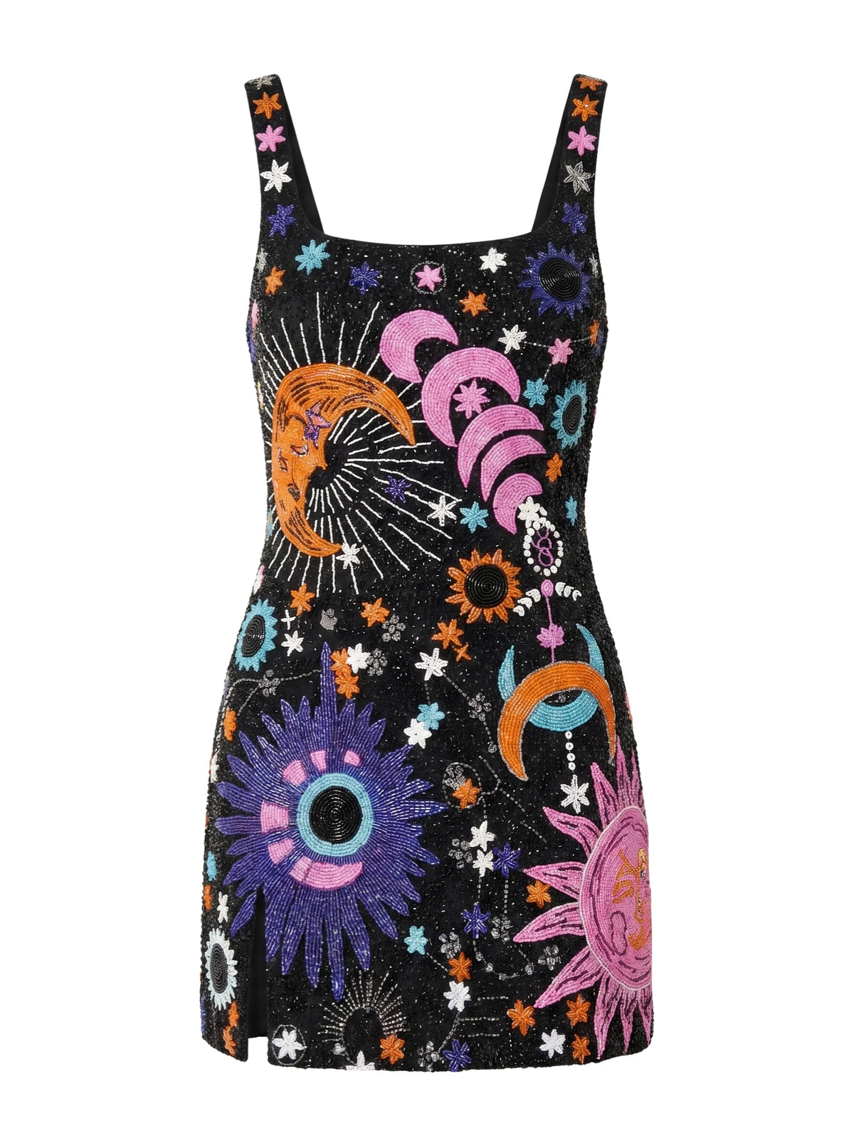 Celestial Star Mini White Dress