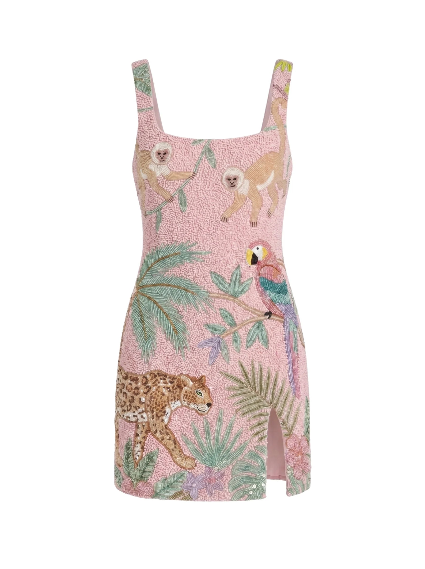 Tropica Pink Mini Dress