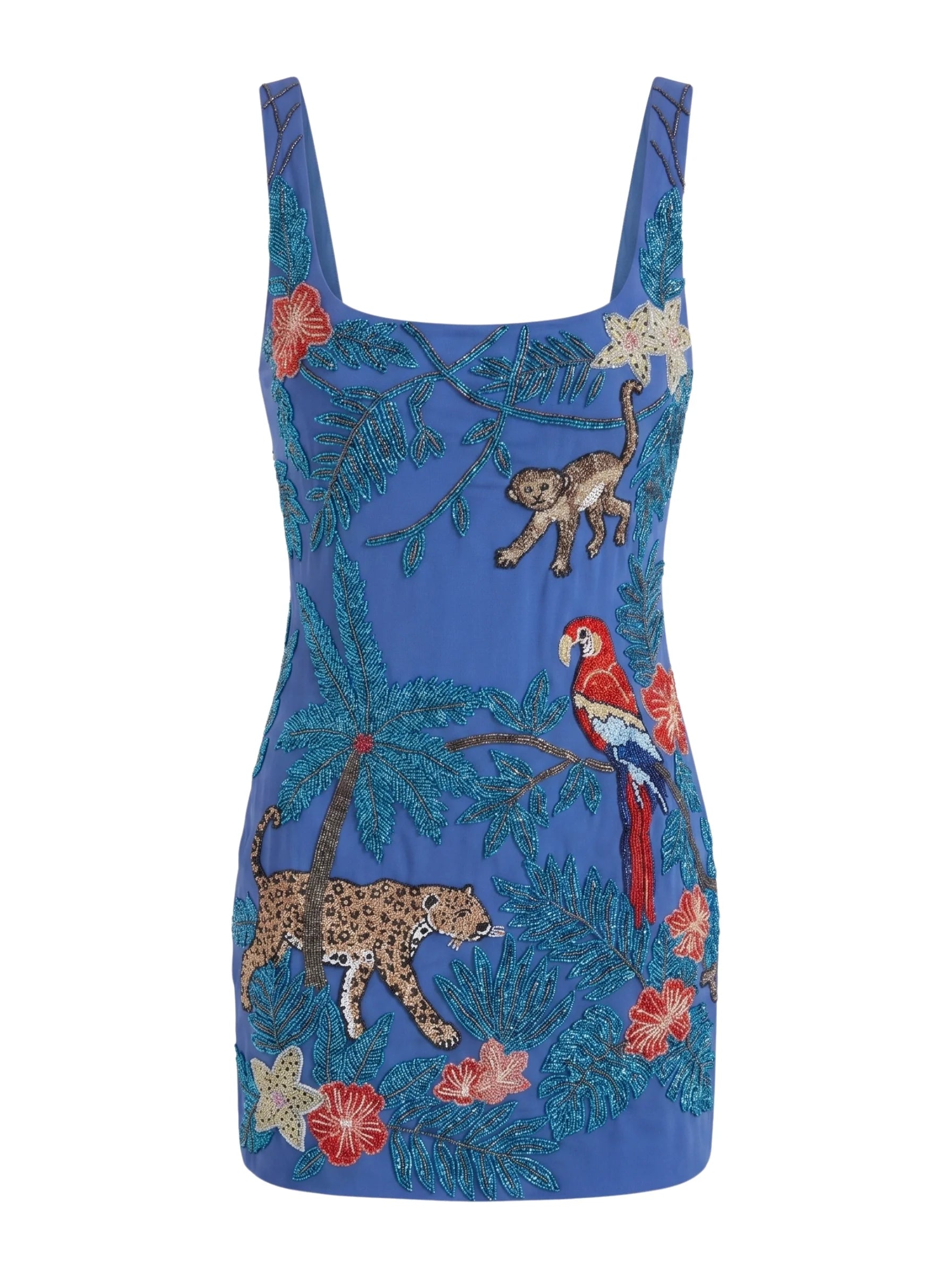 Tropica Blue Mini Dress