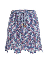 Solara Crochet Mini Skirt