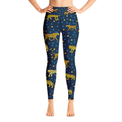 High Waist Yoga Leggings in Leopards Land