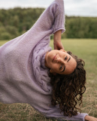 Jūra: Fog Silk & Mohair Sweater