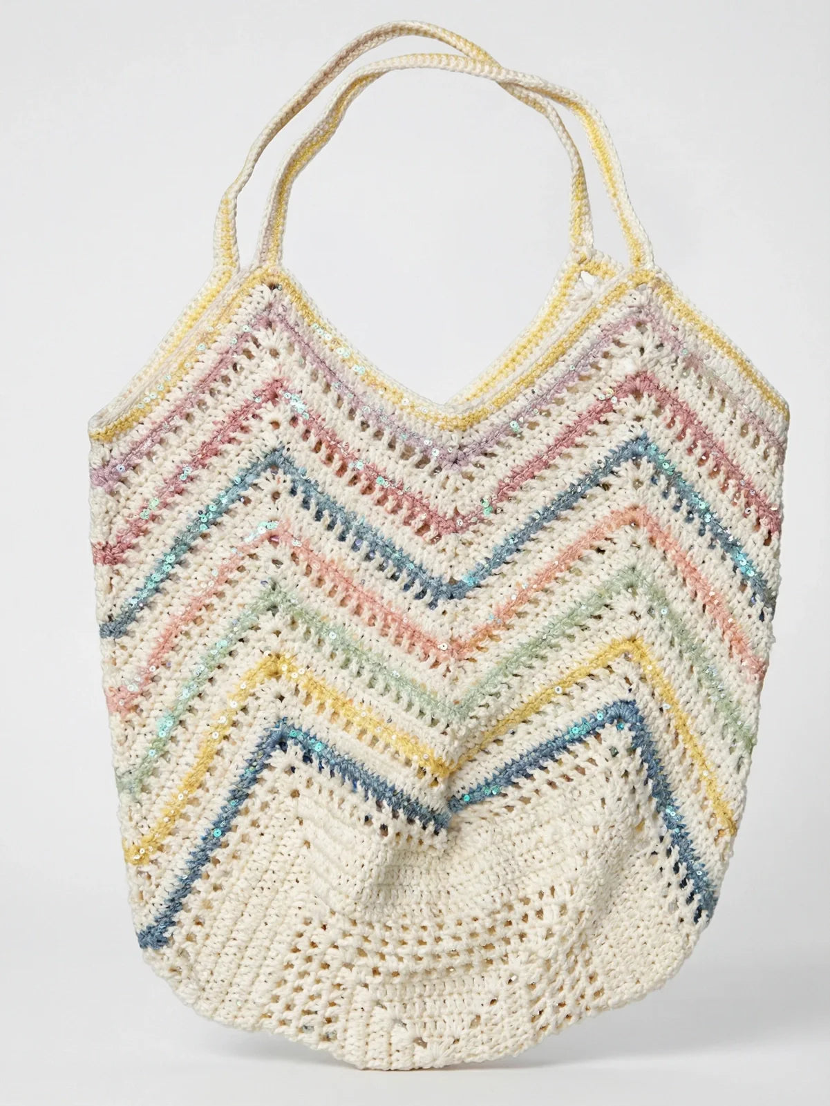 Seaside Pastel Crochet Bag