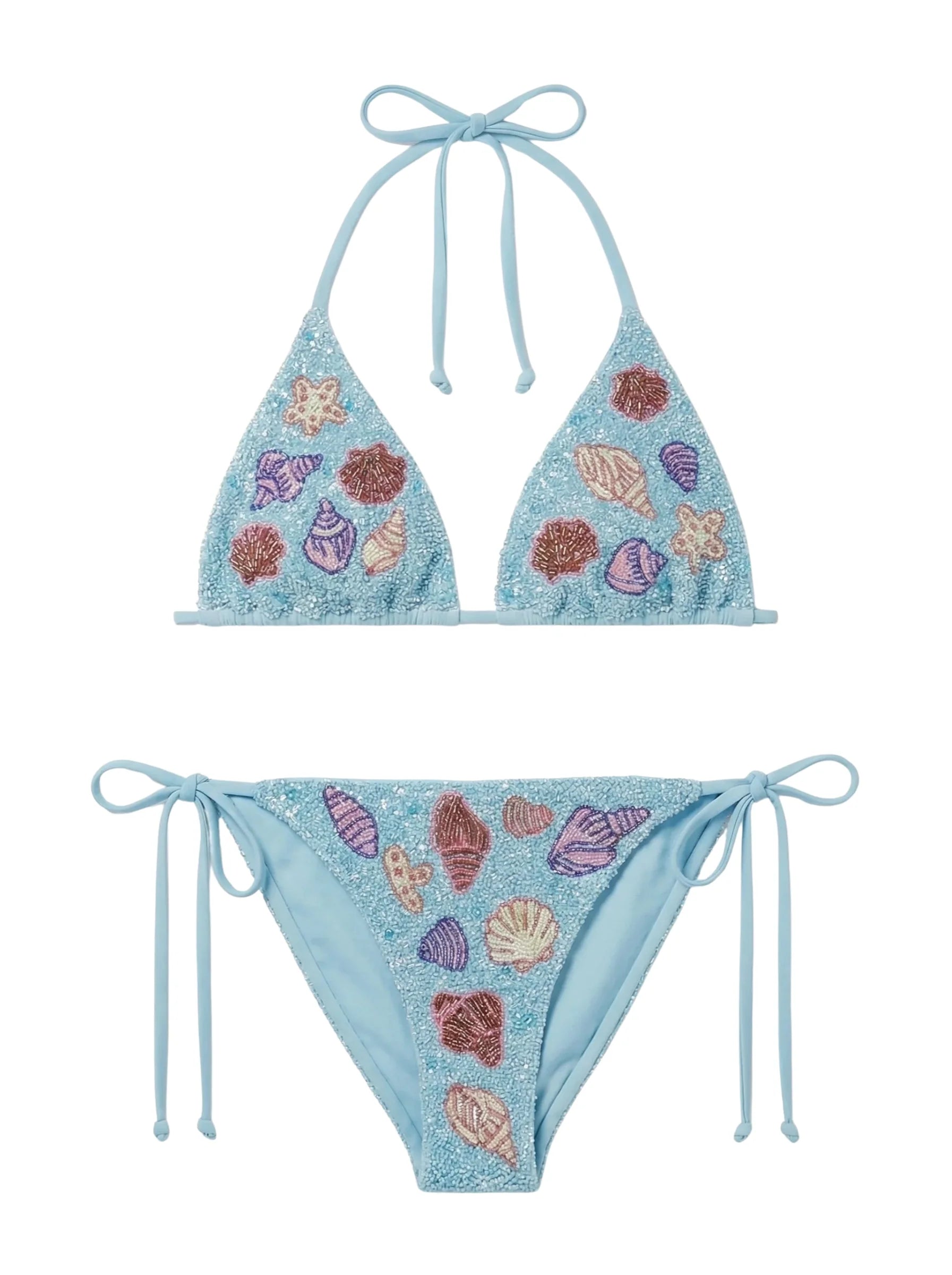 Helia Beaded Bikini Bottom Daphne X Oceanus