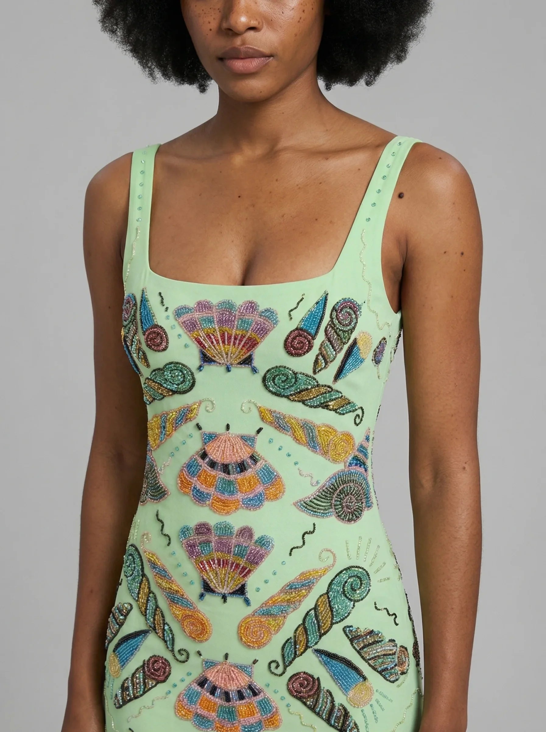Dreamshell Maxi Dress - Green Mint