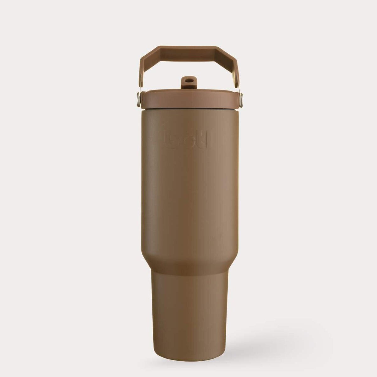 Insulated Tumbler 1000ml Leakproof Stainless Steel Cup With Straw BPA-Free | Cacao Brown | BOTL