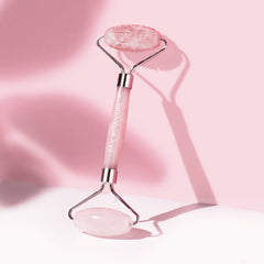 Rose Quartz Dual Action Roller