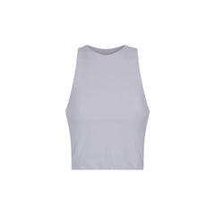 Women's Smooth Crop Tank - Grey