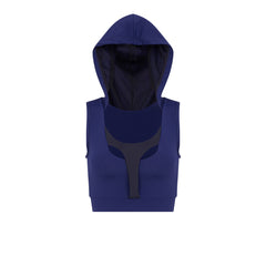 Women's Hooded Sports Bra - Navy