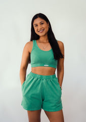 Emerald Green Shorts