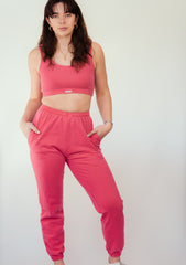 Watermelon Pink Joggers