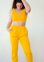 Sunshine Yellow Joggers