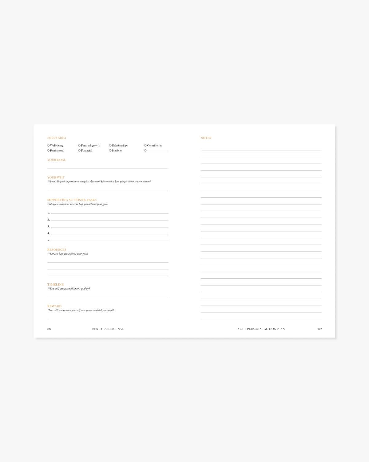 Best Year Journal 3rd Edition (Downloadable) - Black