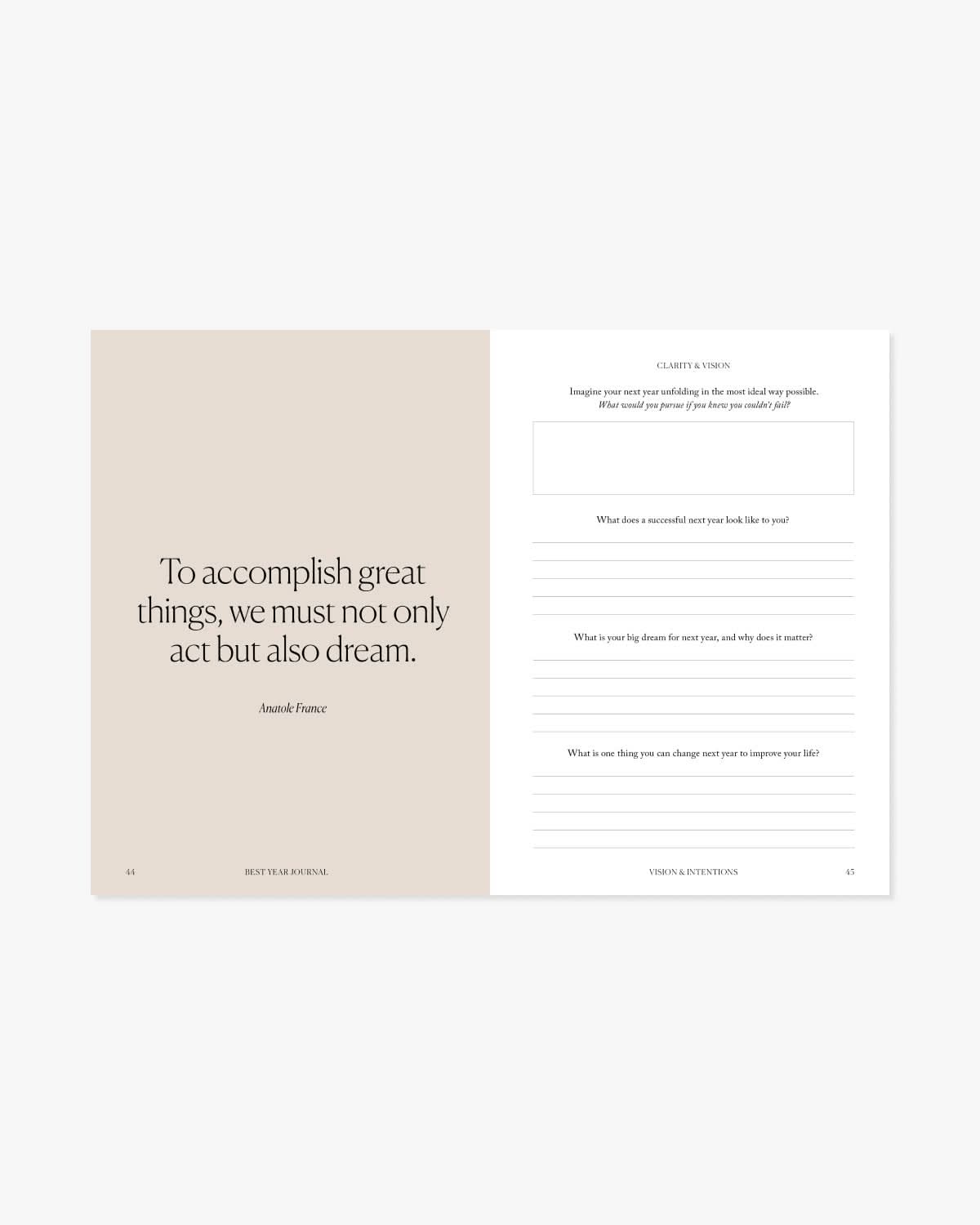 Best Year Journal Essential (Downloadable) - Pink