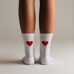 Mon Amour Heart Grip Socks