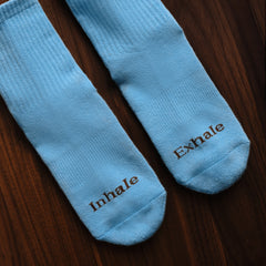 Inhale, Exhale Grip Socks