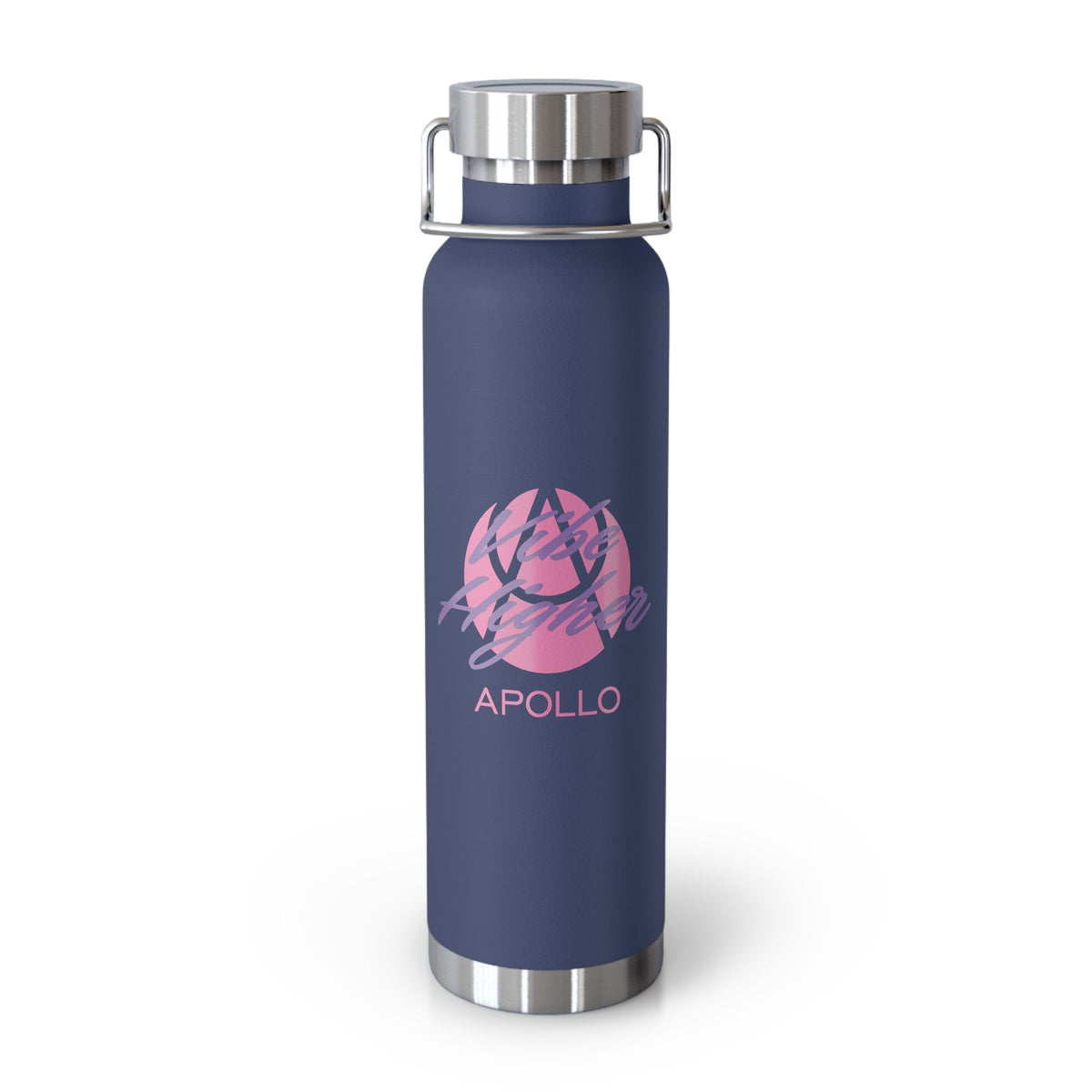 Copy of 22oz Copper Vacuum Insulated Bottle — Cheerful Mint Green Mascot Design