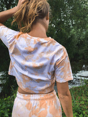 Tie-Dye Clementine Cropped Tee