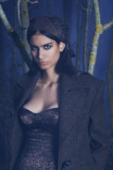 Pure Silk Leopard Scarf