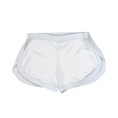 Daring Net Shorts White