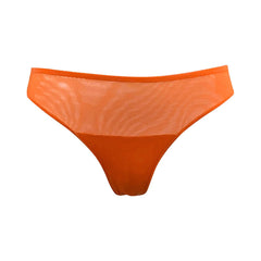 I.D. Line Fine Mesh Bikini Orange