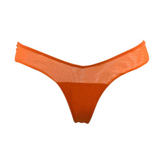 I.D. Line Fine Mesh V-Thong Orange
