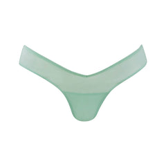 I.D. Line Fine Mesh V-Thong Mint Cream