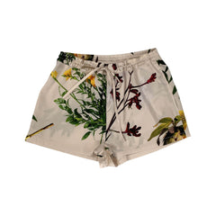 FLYING FLOWER Silk Pyjama Shorts