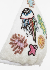 Jellyfish Bikini Top - White