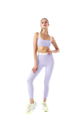 ALLYORS BASIC LEGGINGS - LILAC