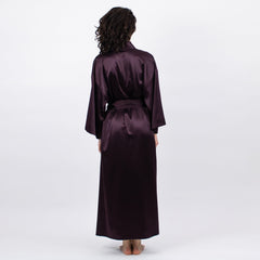 The Lady Silk Long Kimono Robe