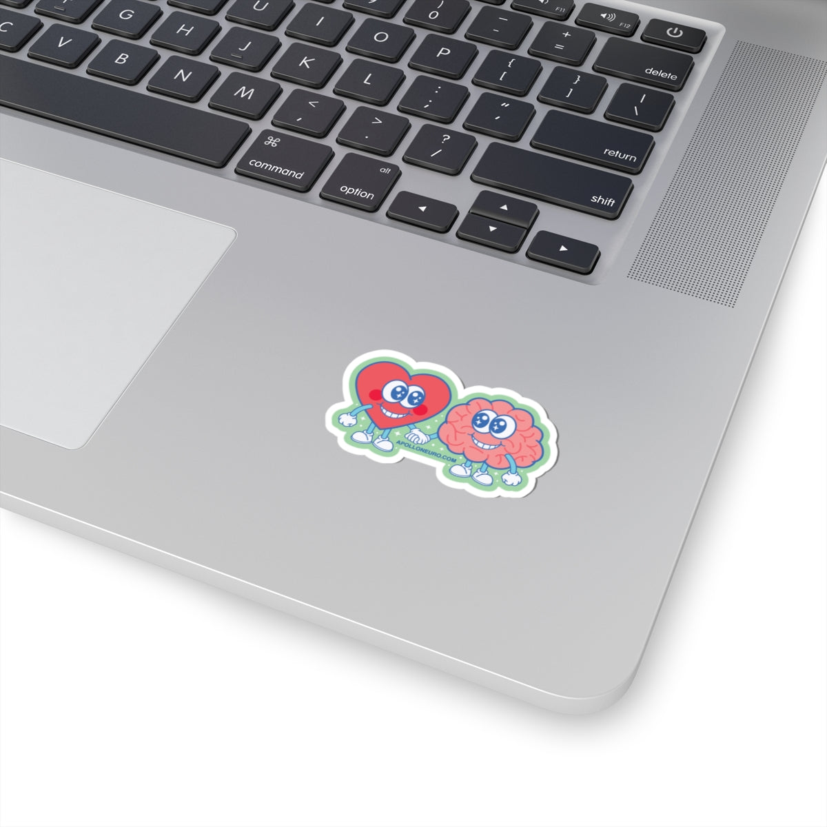 Copy of Heart & Brain Friends Sticker — Cute Retro Kiss-Cut Decal
