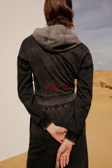 Free Heaven Acid Wash Hoodie