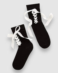 Gifted Satin Ribbon Sock