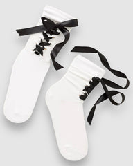 Gifted Satin Ribbon Sock