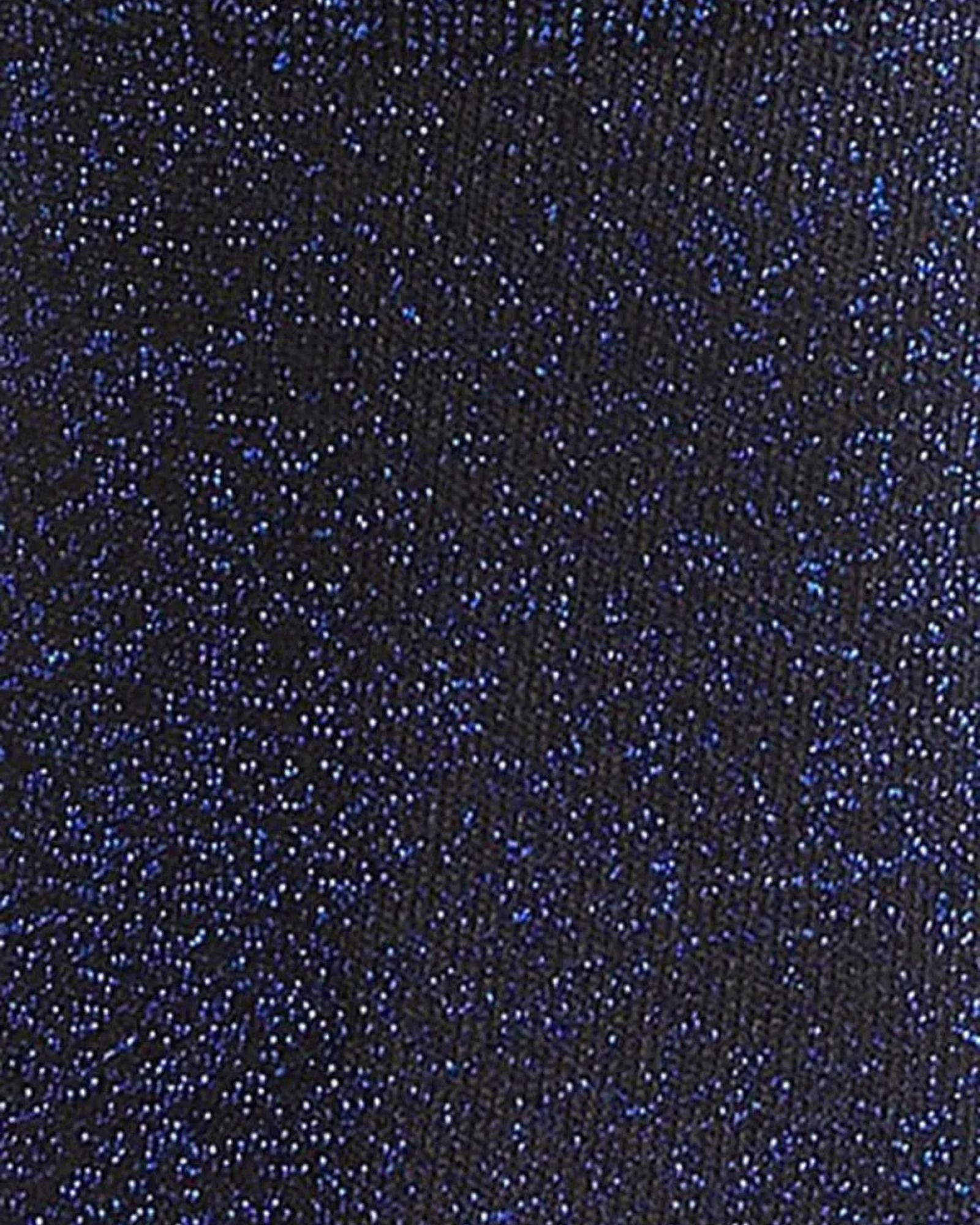 Glitter Stripe Sock - Navy