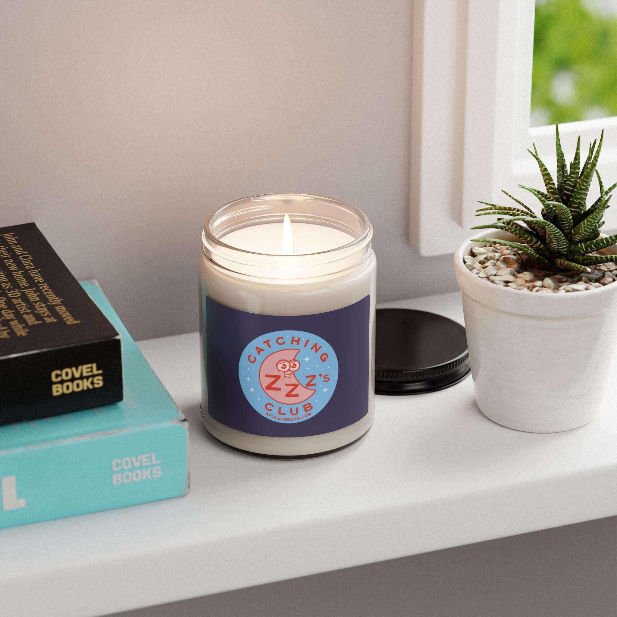 Catching Zzz's Club Unscented Soy Candle – 9oz Relaxing Sleep & Bedtime Gift