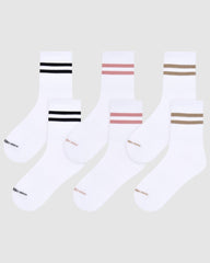 Varsity Pilates Yoga Grip Socks - 3 Pack